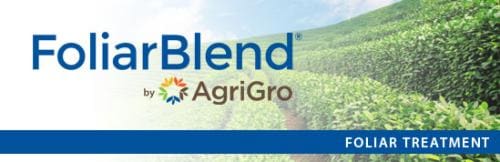 A picture of the blend logo and an image of a field.